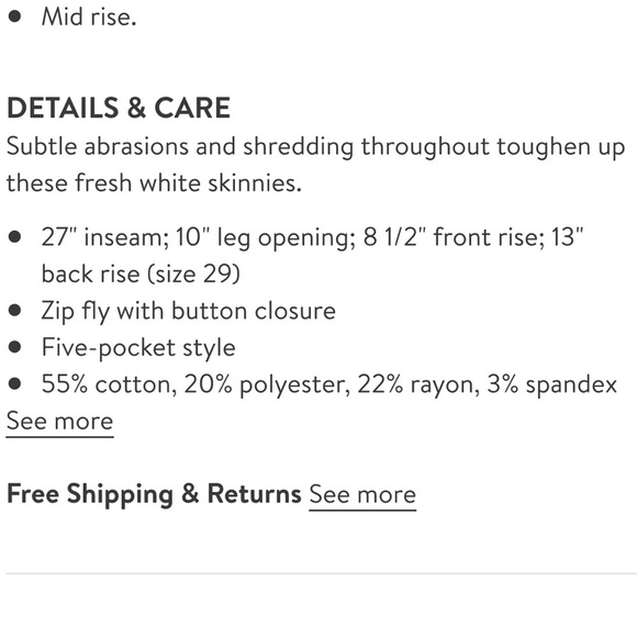 White jeans - Picture 8 of 8